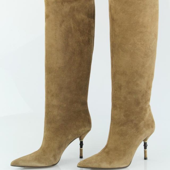 Gucci  Brown Suede Boots - Picture 4 of 6